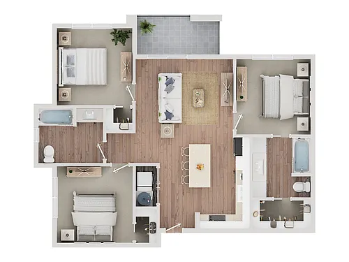 Floor plan 3X2