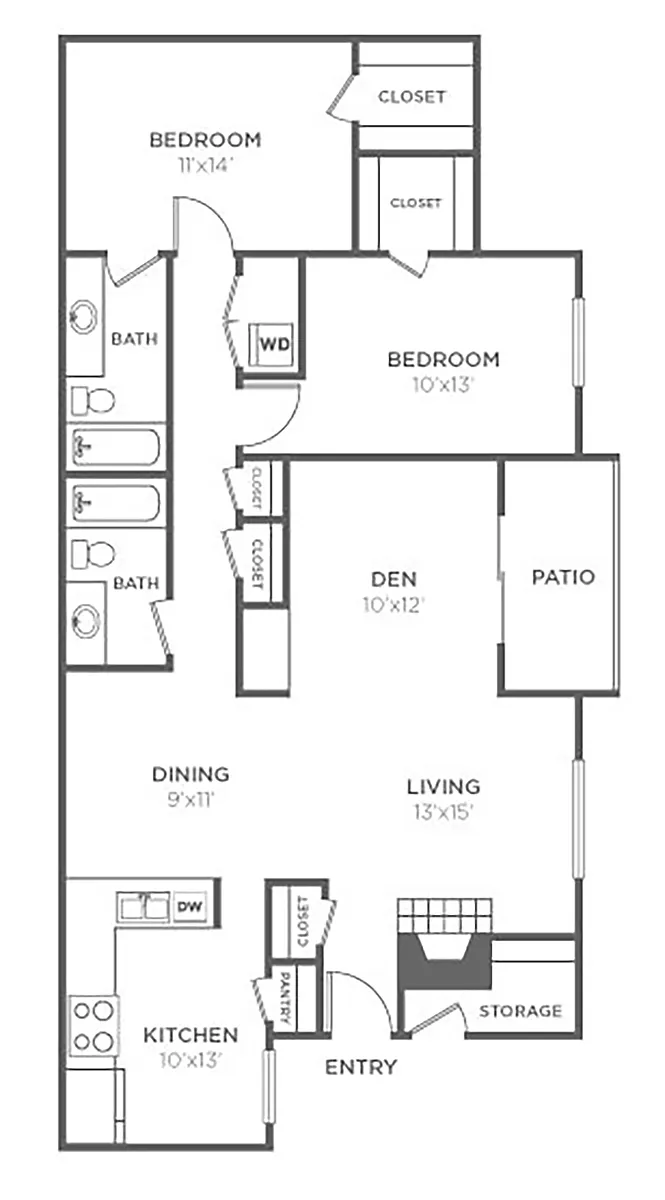 Floor plan B3