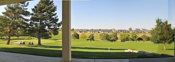 View of first green and fairway from back patio