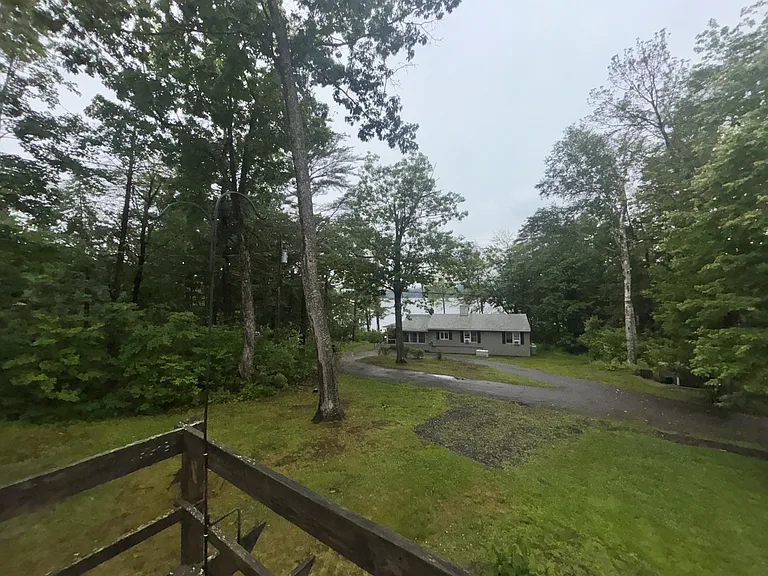 View off the back deck, with Lake Winnipesaukee Peek a boo views