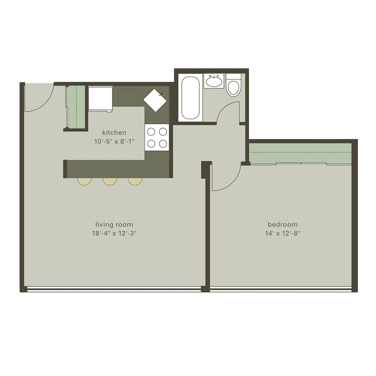 Floor plan algn1bh
