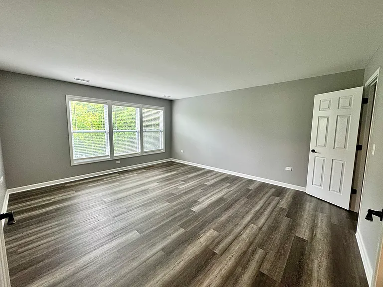 Master bedroom with walk-in closet