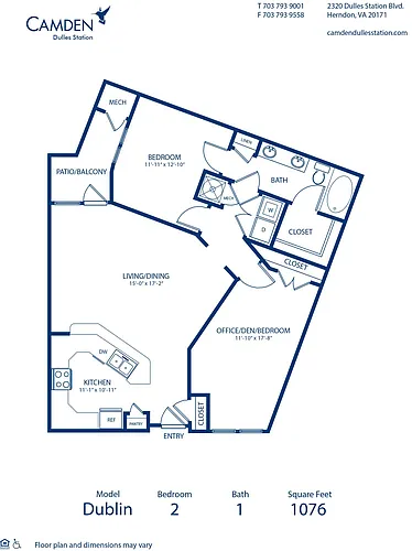 Floor plan Dublin