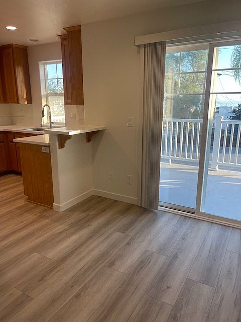 Dining room off the kitchen and deck