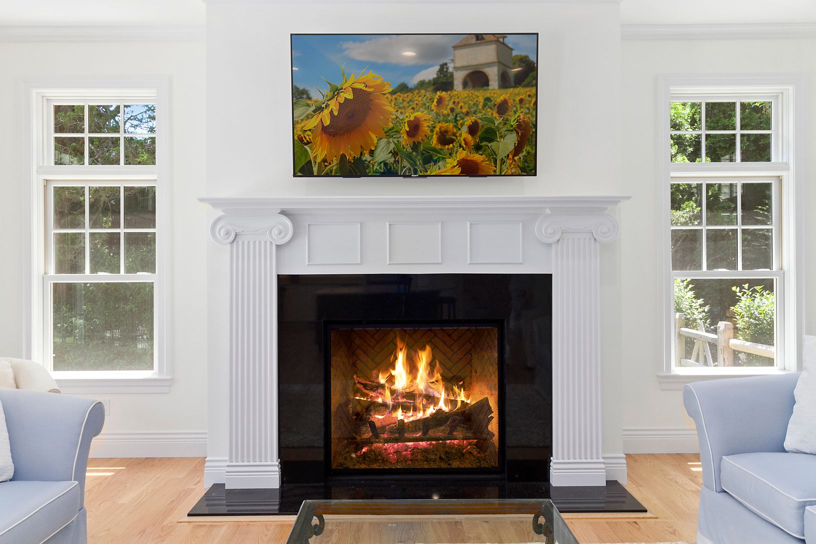 Fireplace in Living Room