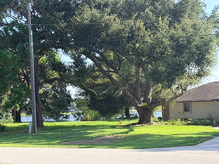 View from front of house