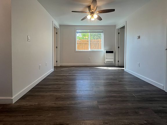 View of the living room from the front door