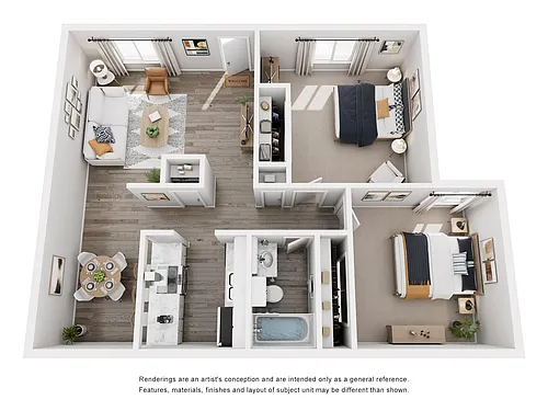Floor plan Sanitas
