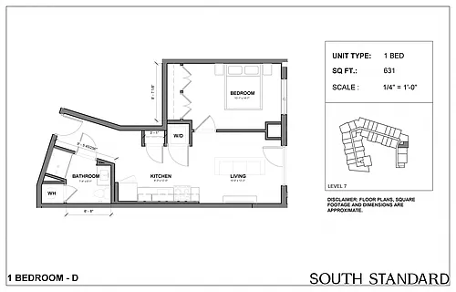 Floor plan 1BD