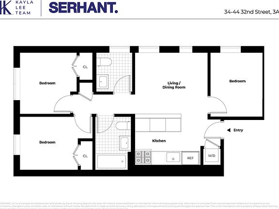 2nd image of 34-44 32nd St #3A