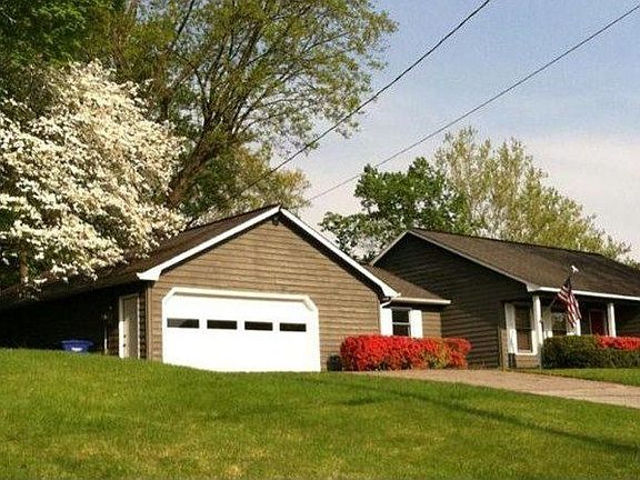 view from south corner of lot