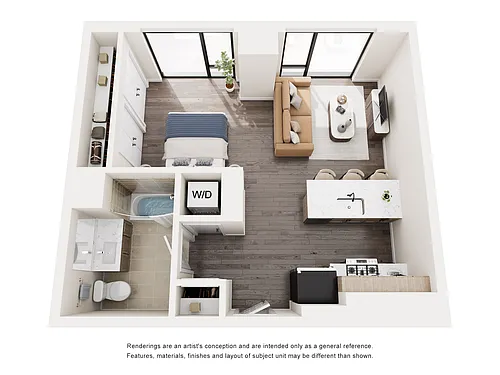 Floor plan A1-W