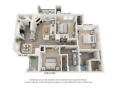 Floor plan Redbud