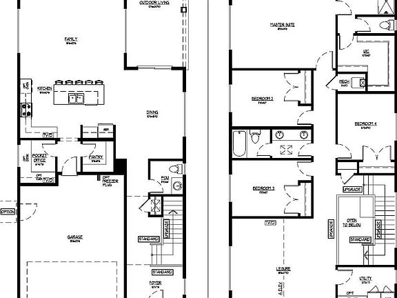 For illustrational purposes only. Actual plans and specs may vary. Some features may be considered upgrades. 