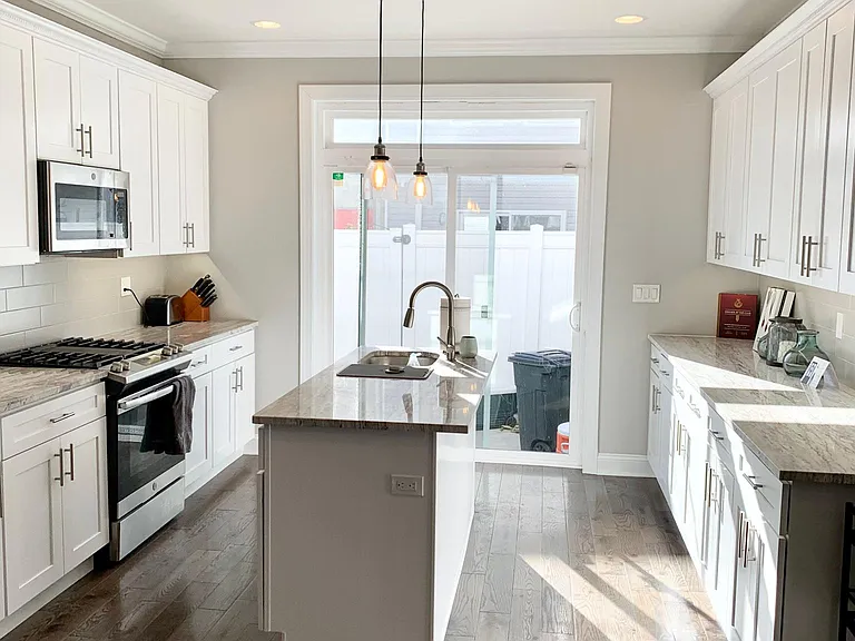 Kitchen with granite, SS appliances and tons of cabinets