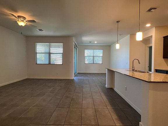 Great room with beautiful tile