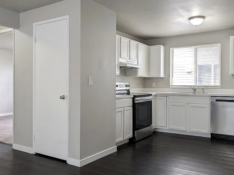 Kitchen + Hallway