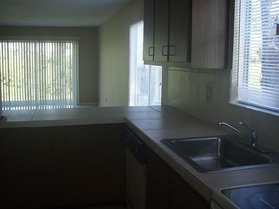 Kitchen looking out to preserve