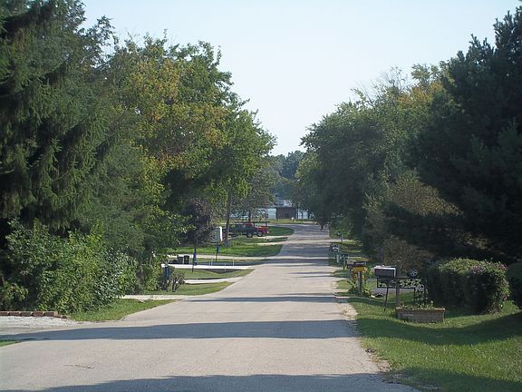 Lake view standing east side of property