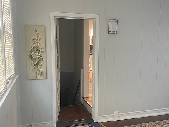 Breezeway I to kitchen on right or downstairs to basement