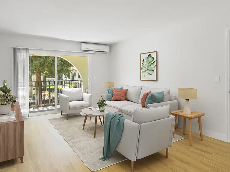 Living Room with Hard Surface Flooring