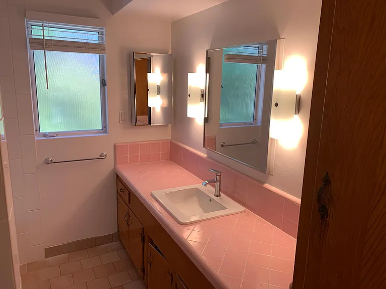 Bathroom with large vanity