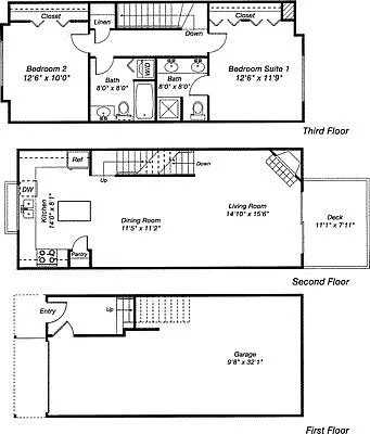 Floor plan Hemlock C1TH