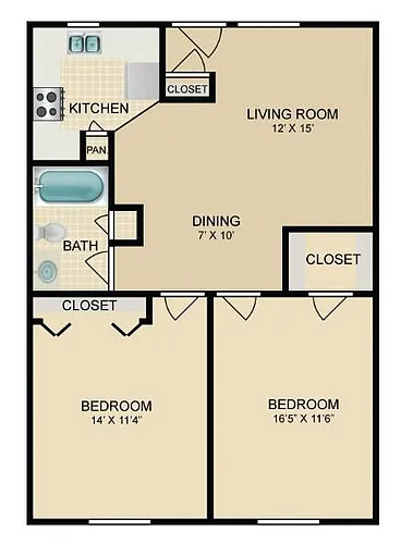 Floor plan Oak