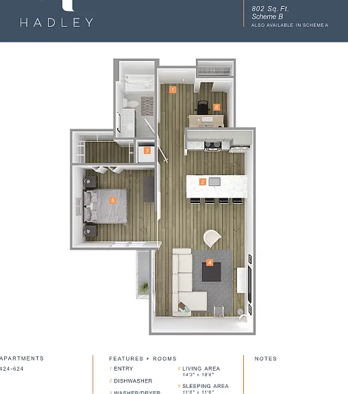 K Floorplan Diagram