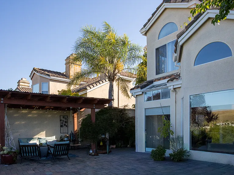 Pergola and Backyard
