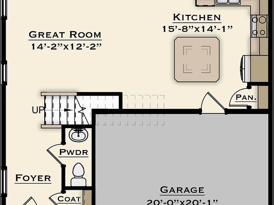 First Floor Interior Elevation A