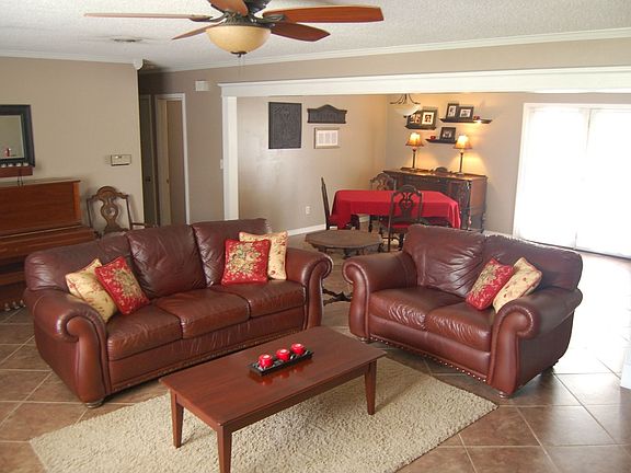 Open Living Room and Dining Area