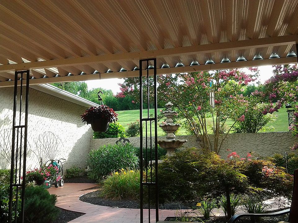 walled courtyard