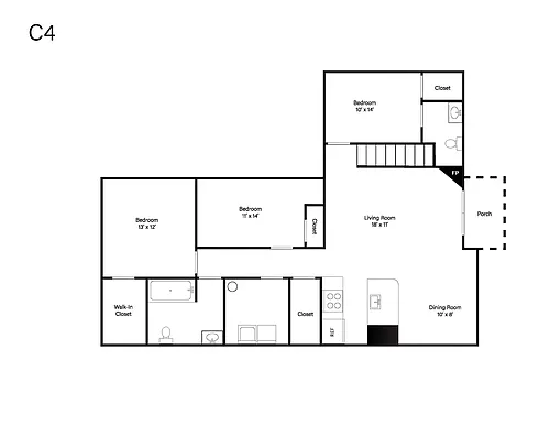 Floor plan C4