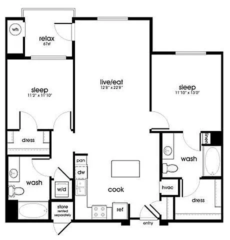 Floor plan B4