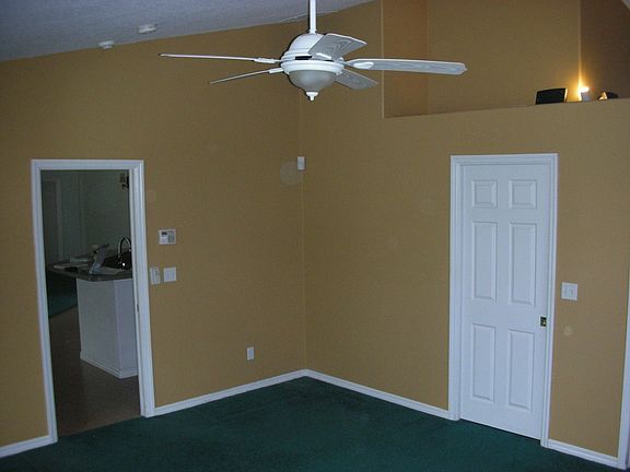 Vaulted Master bedroom with walk-in closet
