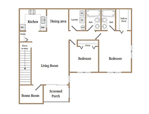 Floor plan 2CZm