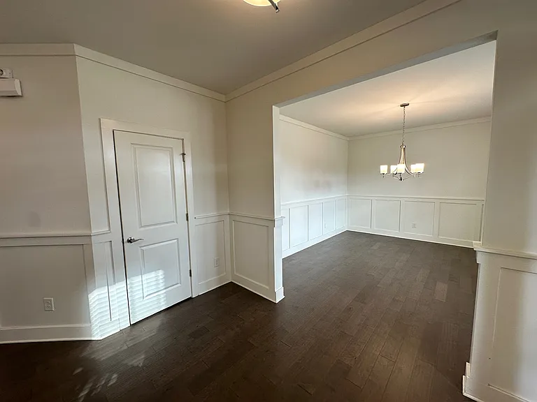 Spacious foyer and closet for coats and storage