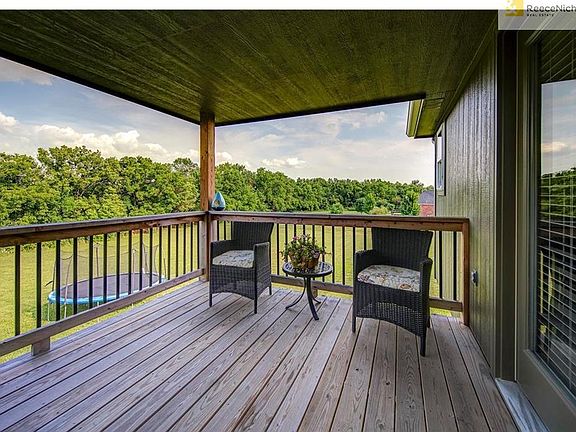 Covered martini deck off the kitchen