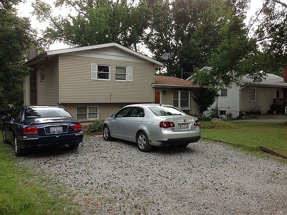 Lots of parking on drive in front and side of house.