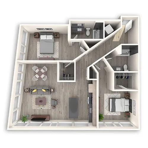 Floor plan SoDo Platinum