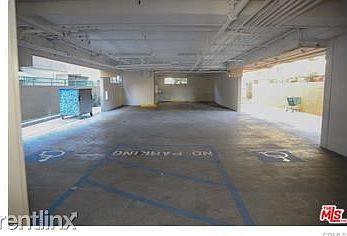 Ground level parking garage