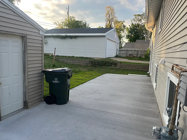 Brand new back patio