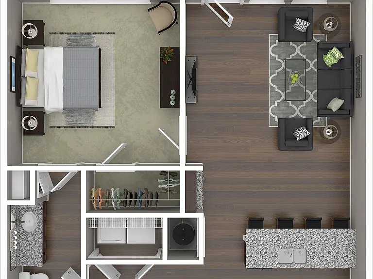 A1 3D Floor Plan A1 3D Floor Plan