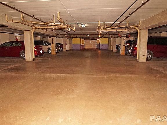 Heated underground garage