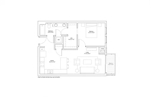 Floor plan A13