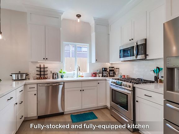 You'll have all your cooking needs in our modern fully-equipped kitchen