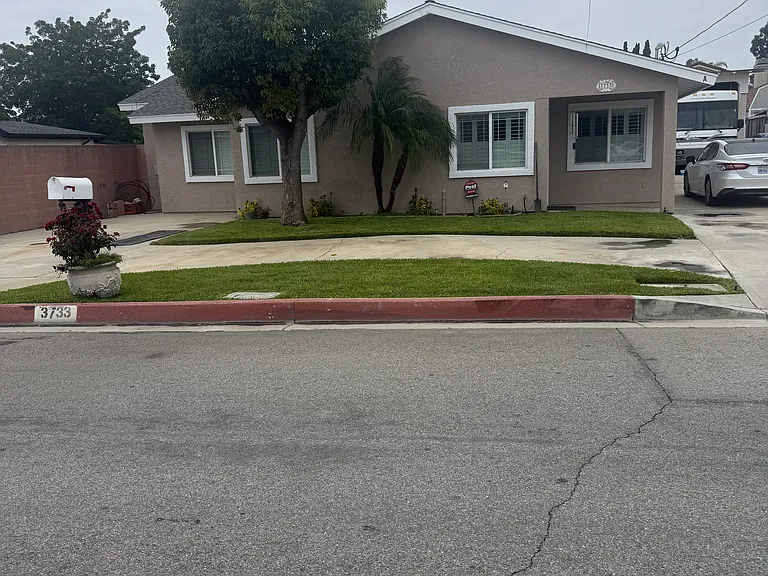 House in front of ADU