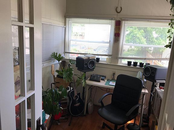 Enclosed patio off bedroom