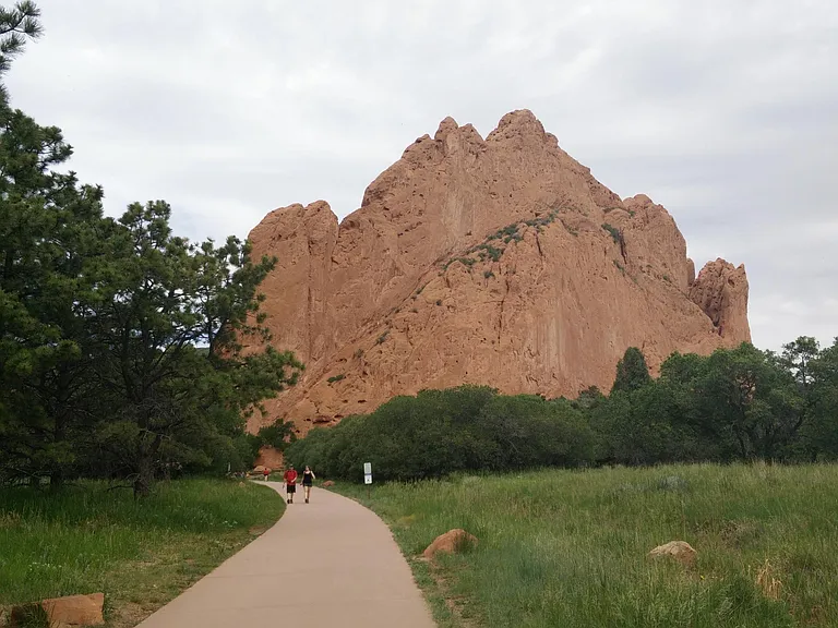 GARDEN OF THE GODS IS A MILE AWAY